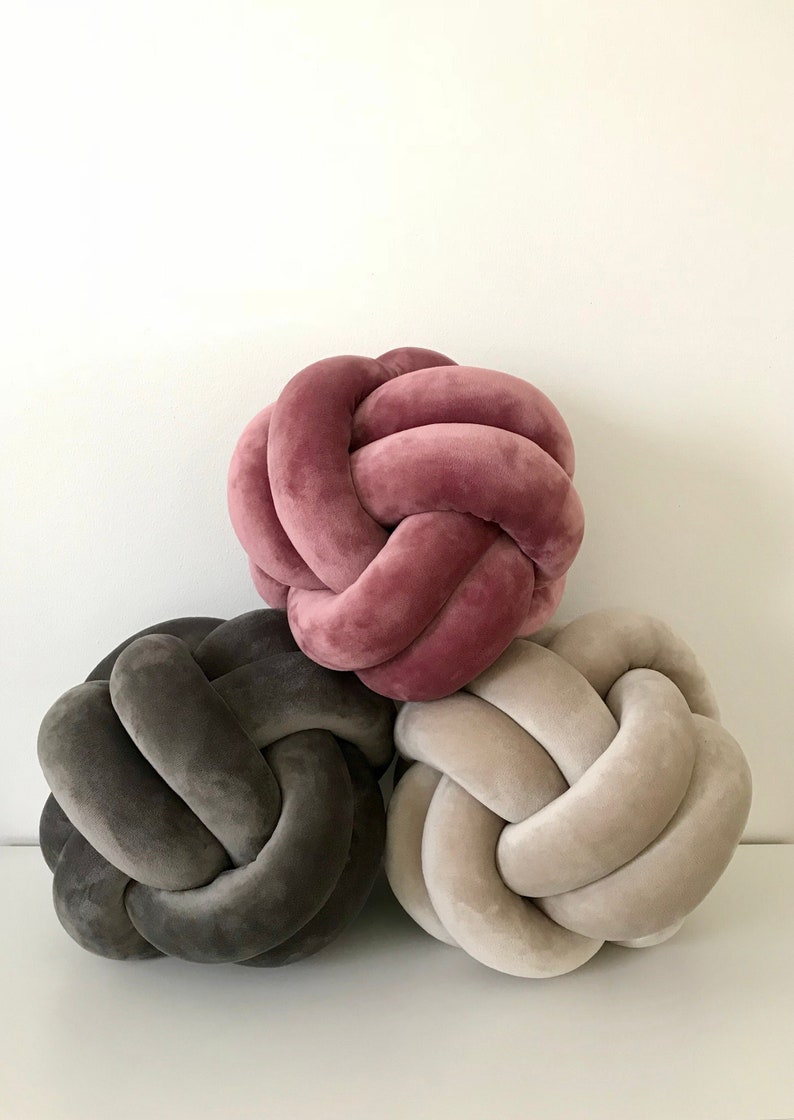 Knot Ball Cushion - 11.5 inches