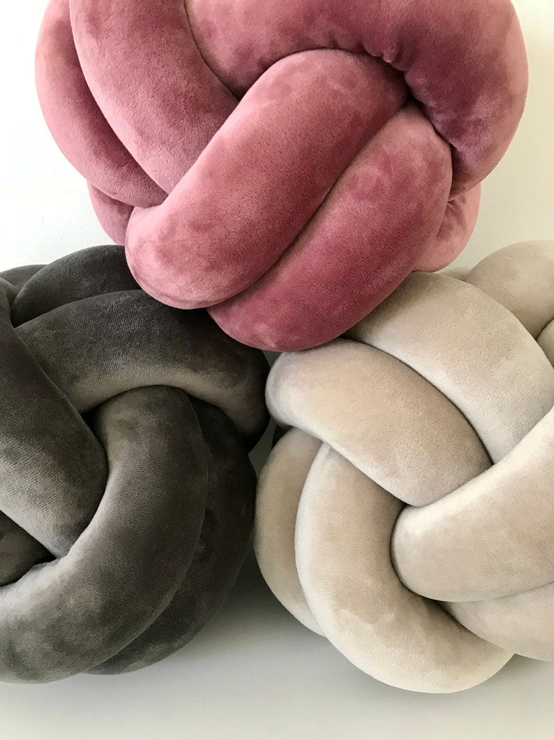 Knot Ball Cushion - 11.5 inches