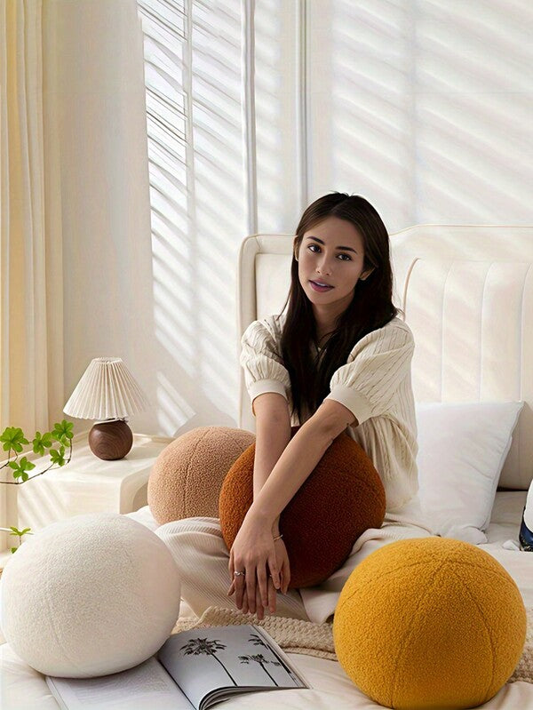Terry Sphere Large — 11.8” Round Decorative Pillow