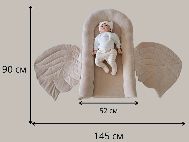 Velvet Baby Nest Cocoon – Soft Infant Pod 90-52-cm