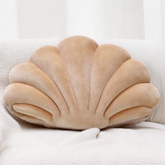 KNOTZ Shell Pillows/Cushions( 18 inch,Velvet Jacquard)