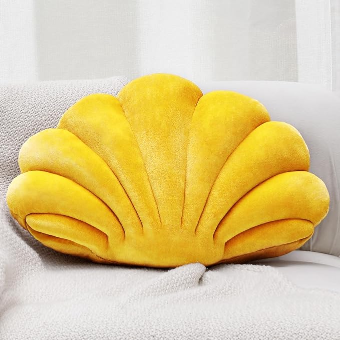 KNOTZ Shell Pillows/Cushions( 18 inch,Velvet Jacquard)