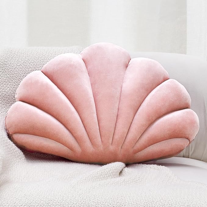 KNOTZ Shell Pillows/Cushions( 18 inch,Velvet Jacquard)