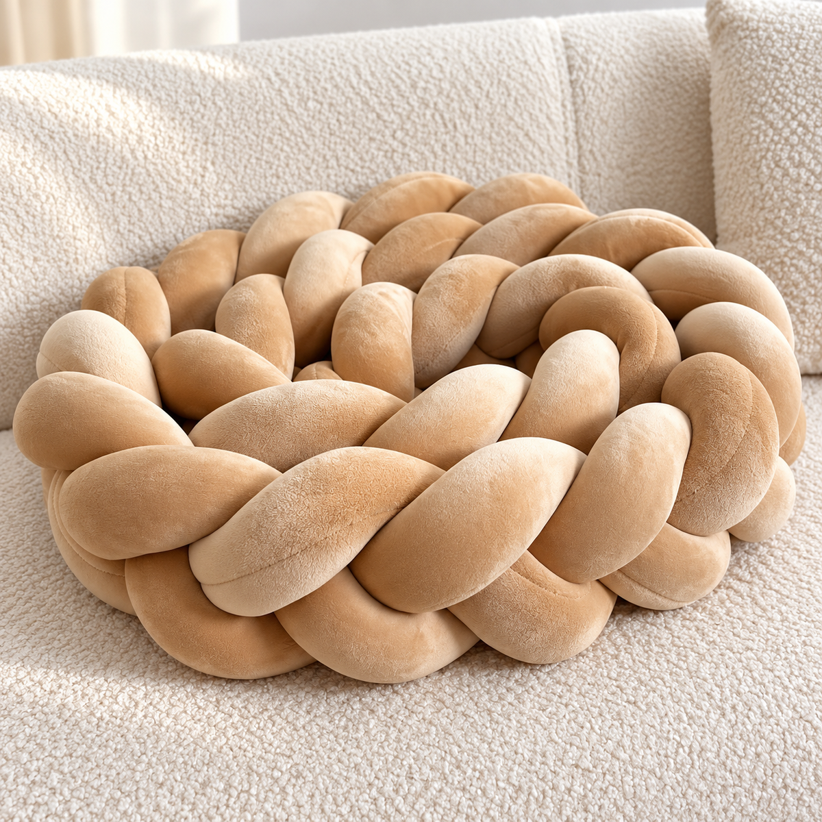 Single Braided Cushion
