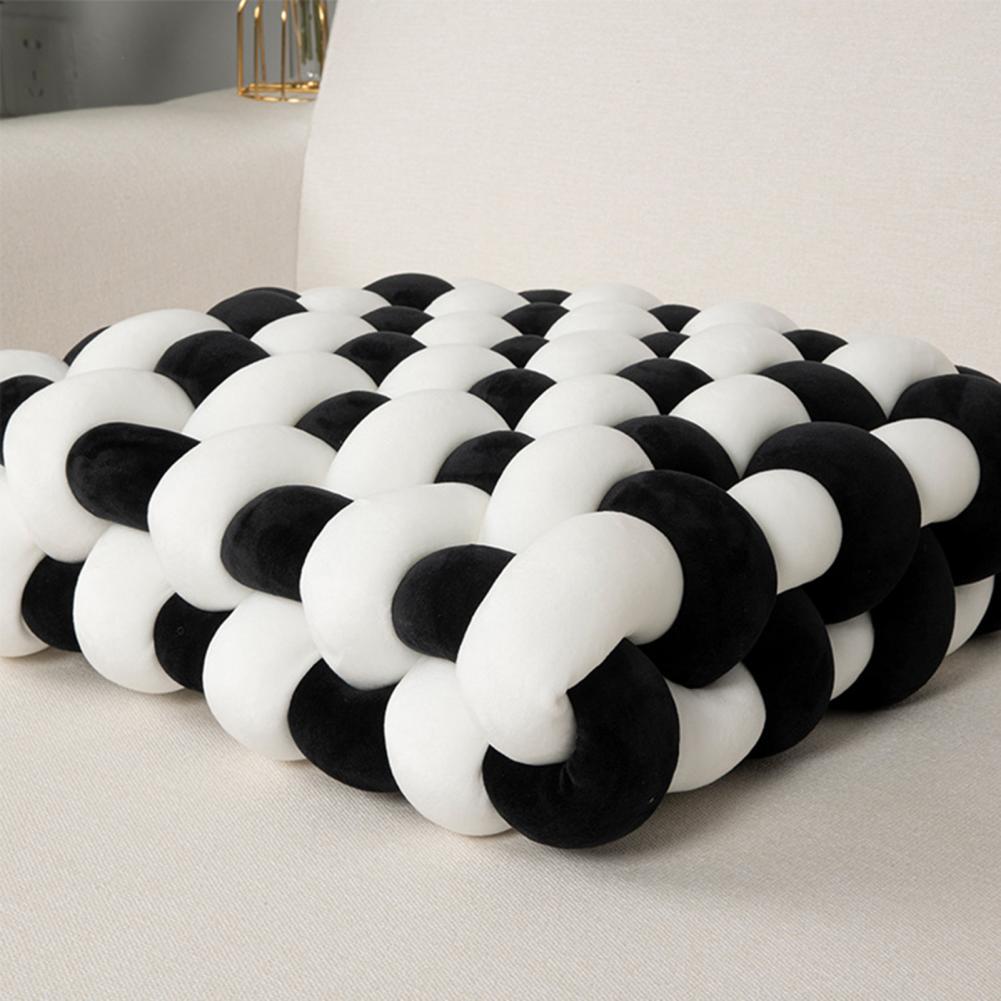 Square Knot Cushion|Dual-Tone Design | Pakistan Home Decor