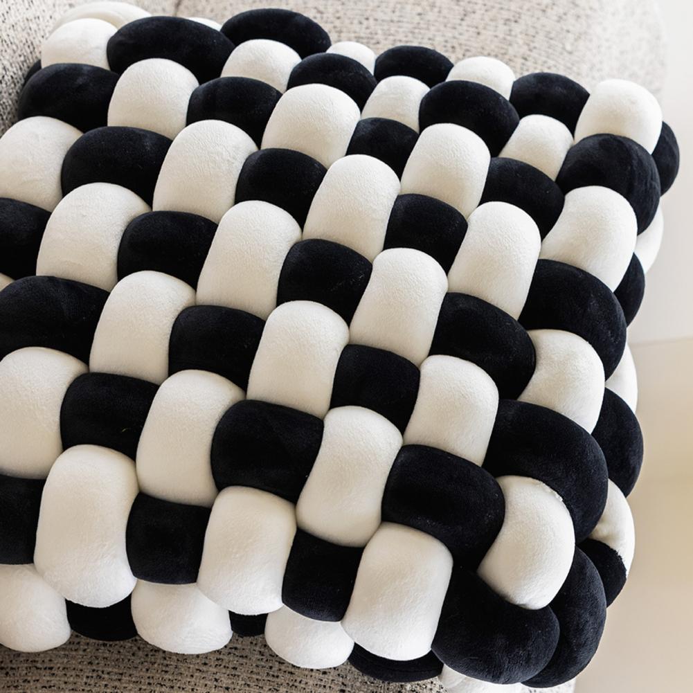 Square Knot Cushion|Dual-Tone Design | Pakistan Home Decor