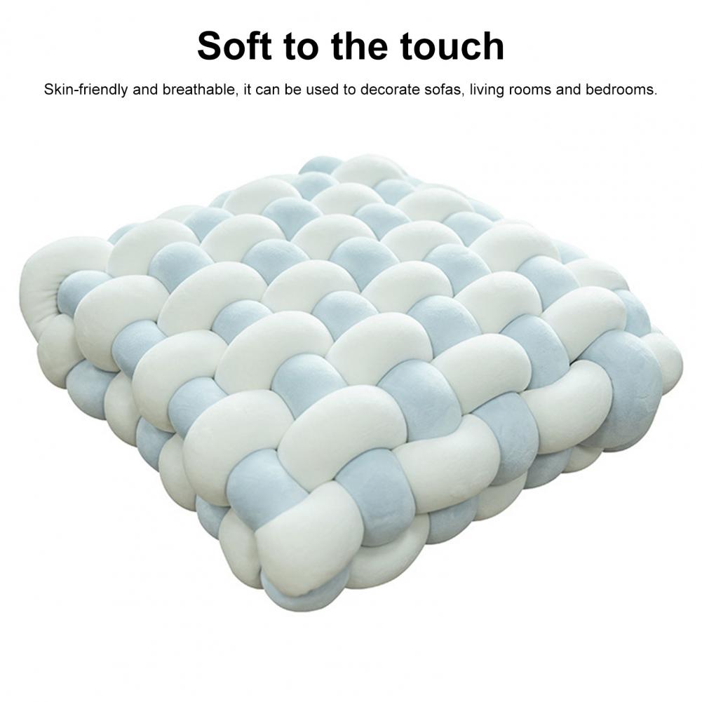 Square Knot Cushion|Dual-Tone Design | Pakistan Home Decor