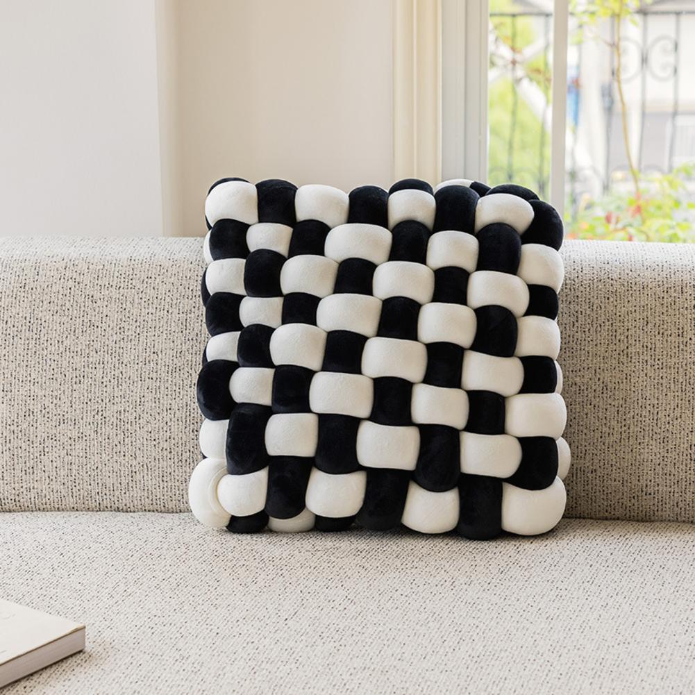 Square Knot Cushion|Dual-Tone Design | Pakistan Home Decor
