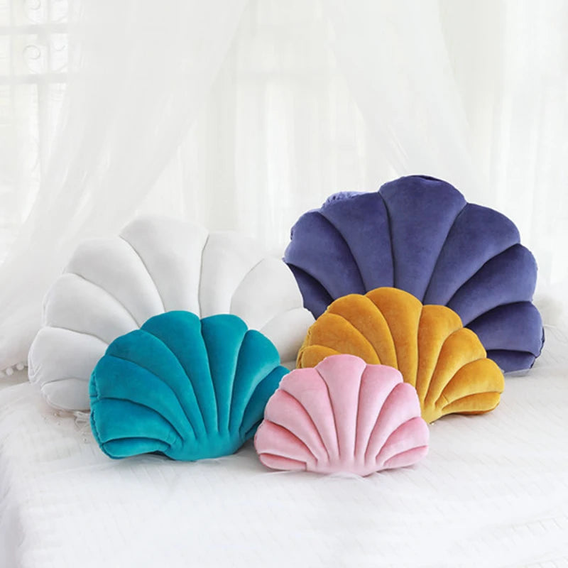 KNOTZ Shell Pillows/Cushions( 18 inch,Velvet Jacquard)
