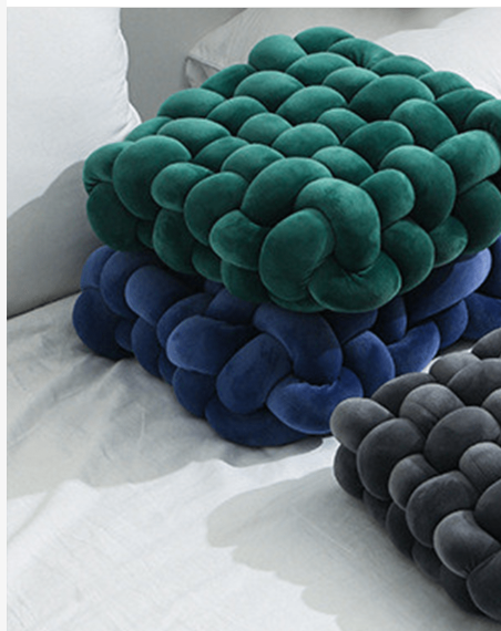 Square Knot Cushion (Velvet)