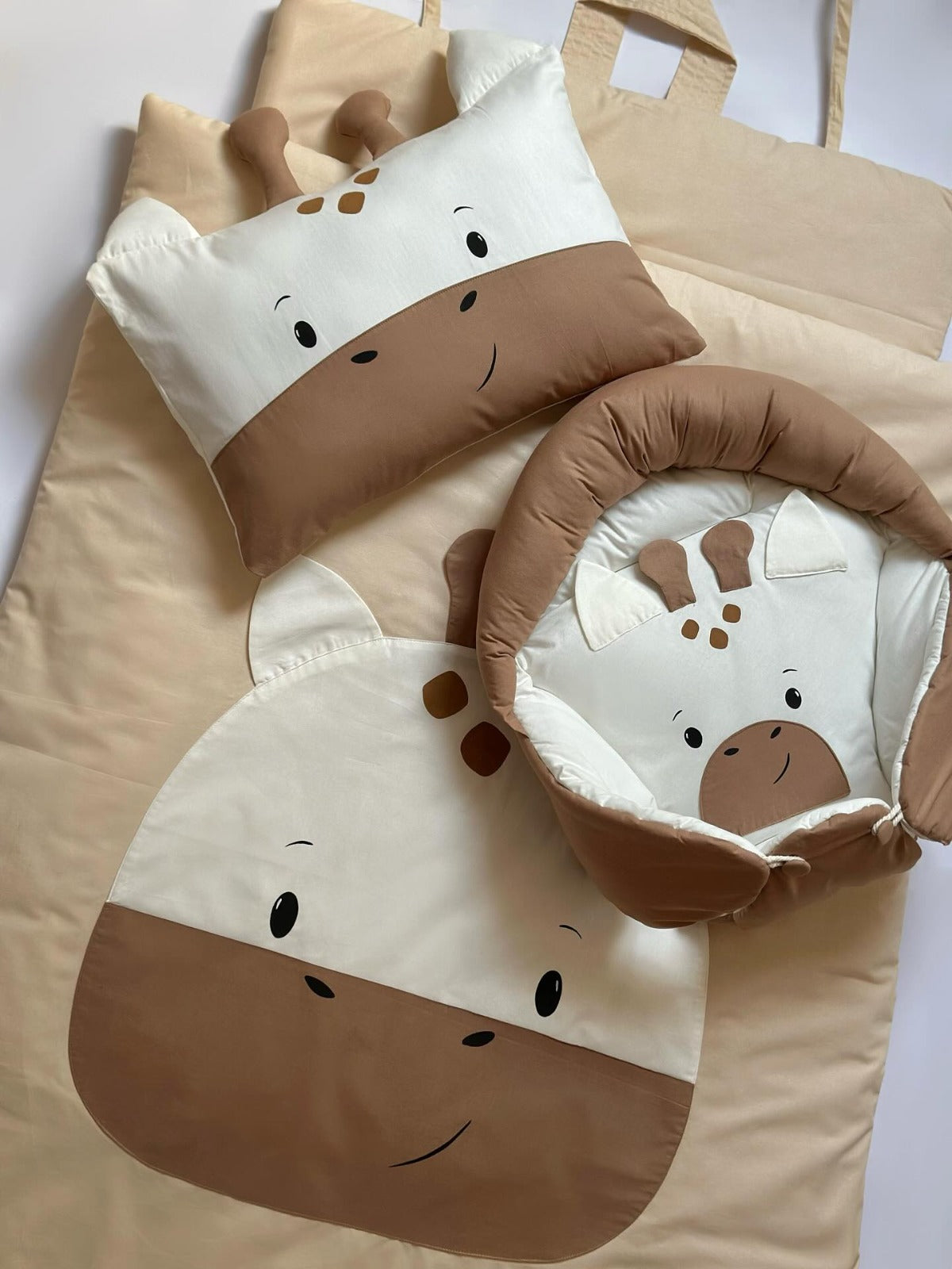 Premium Cotton Bunny Baby Nursery Set – 3 Piece