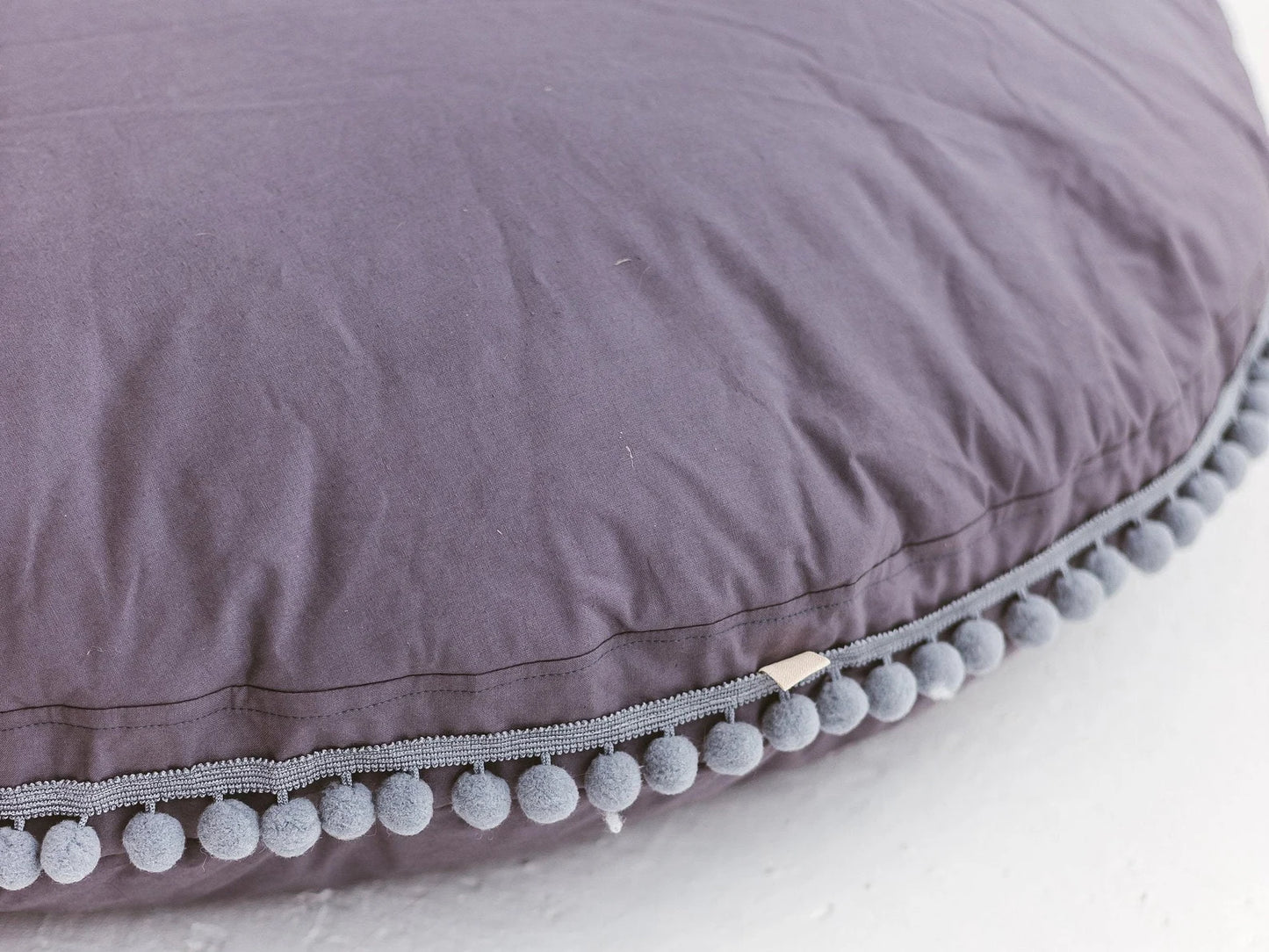 KNOTZ Round Floor Play Pillow (40 Inches ,Velvet Jacquard)