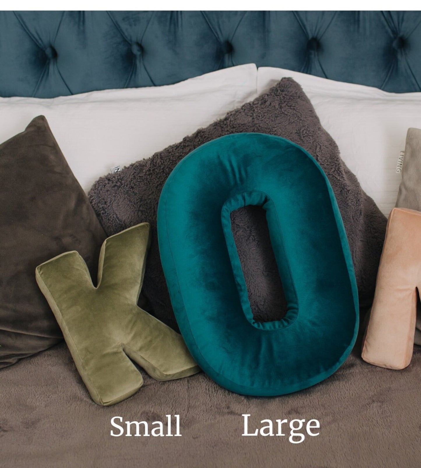 Knotz – Custom Letter Pillow Large: 16" (40 cm)