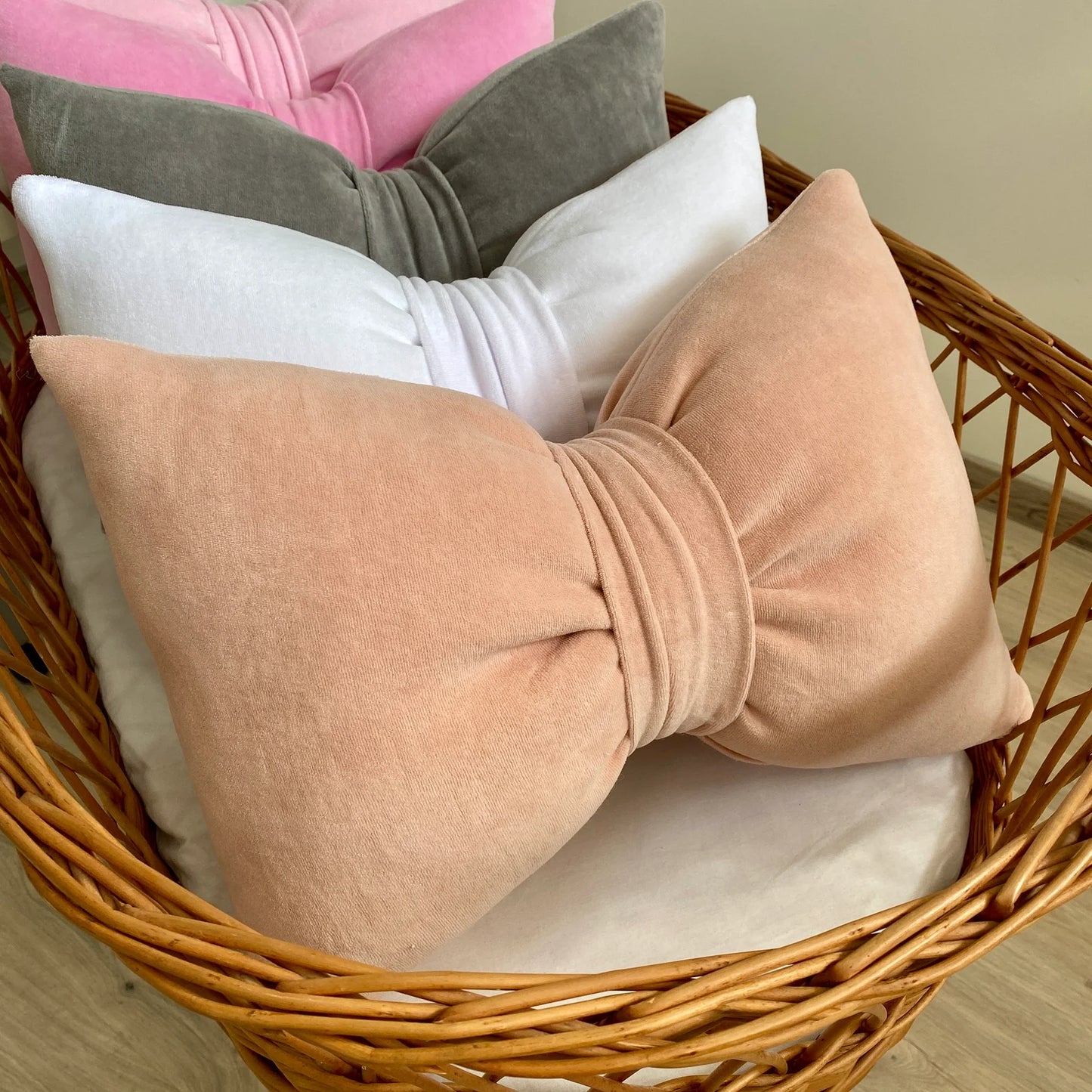 KNOTZ bow Shape Pillow(18 inch)