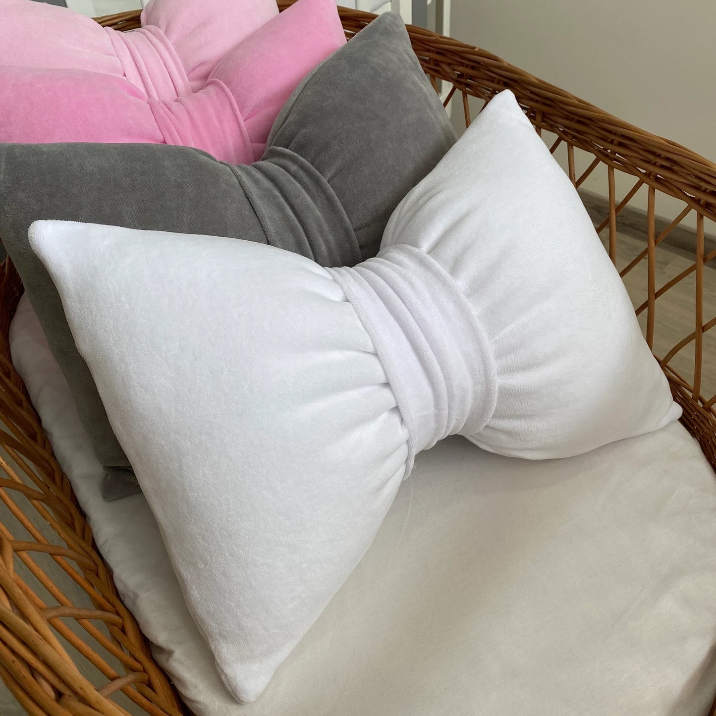 KNOTZ bow Shape Pillow(18 inch)