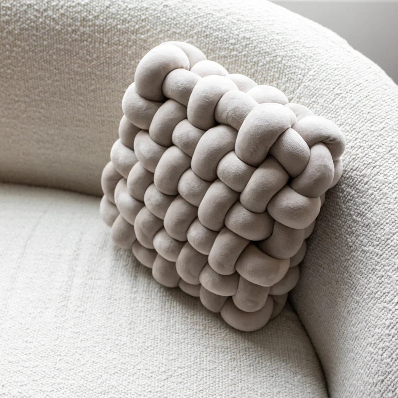 Square Knot Cushion (Velvet)