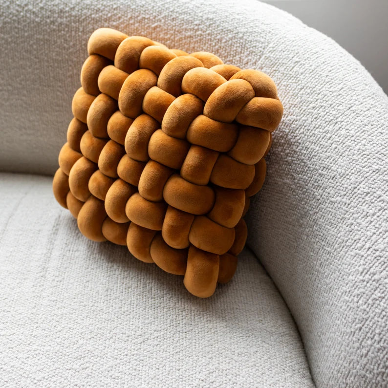 Square Knot Cushion (Velvet)