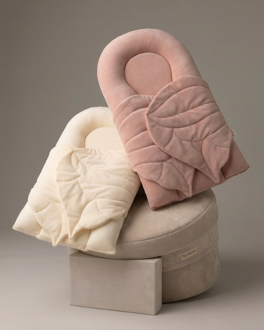 Velvet Baby Nest Cocoon – Soft Infant Pod 90-52-cm
