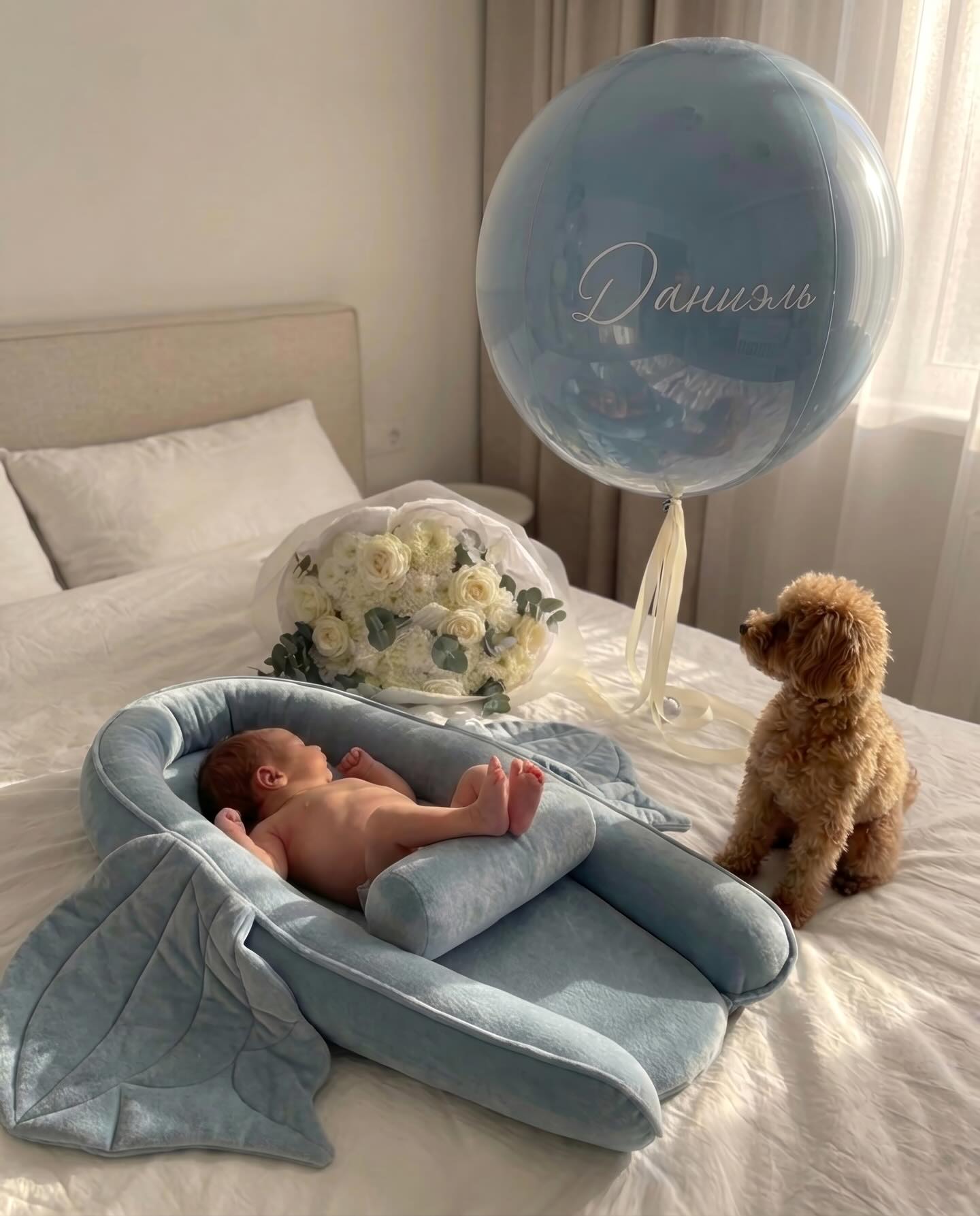 Velvet Baby Nest Cocoon – Soft Infant Pod 90-52-cm