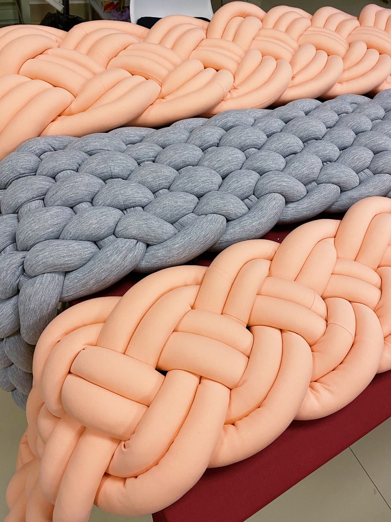 Braided Bed Runner – 3 Signature Knot Patterns (80 inch)
