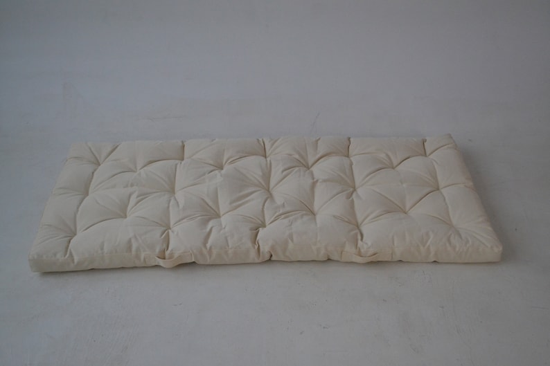 KNOTZZ™ Organic Cotton Floor Mattress | Summer-Friendly Breathable, Sweat-Resistant Floor Bed (3inches)