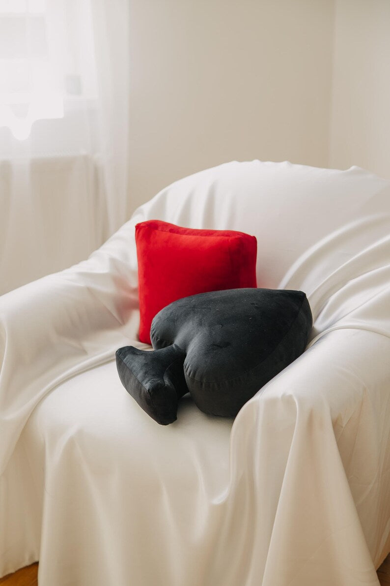 Playing Card Suit Velvet Cushion – Handmade Luxury Throw Pillow by Knotz