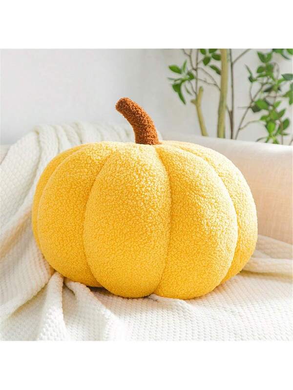 🎃 Plush Pumpkin Cushion— Cozy Fall Accent