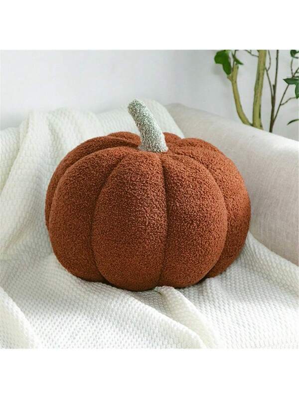 🎃 Plush Pumpkin Cushion— Cozy Fall Accent