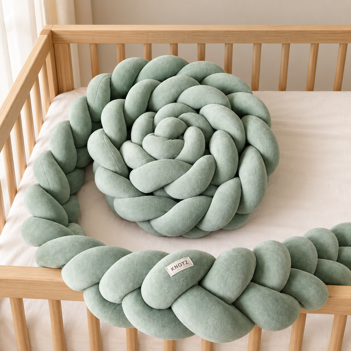 Single Braided Cushion — 3 Strands