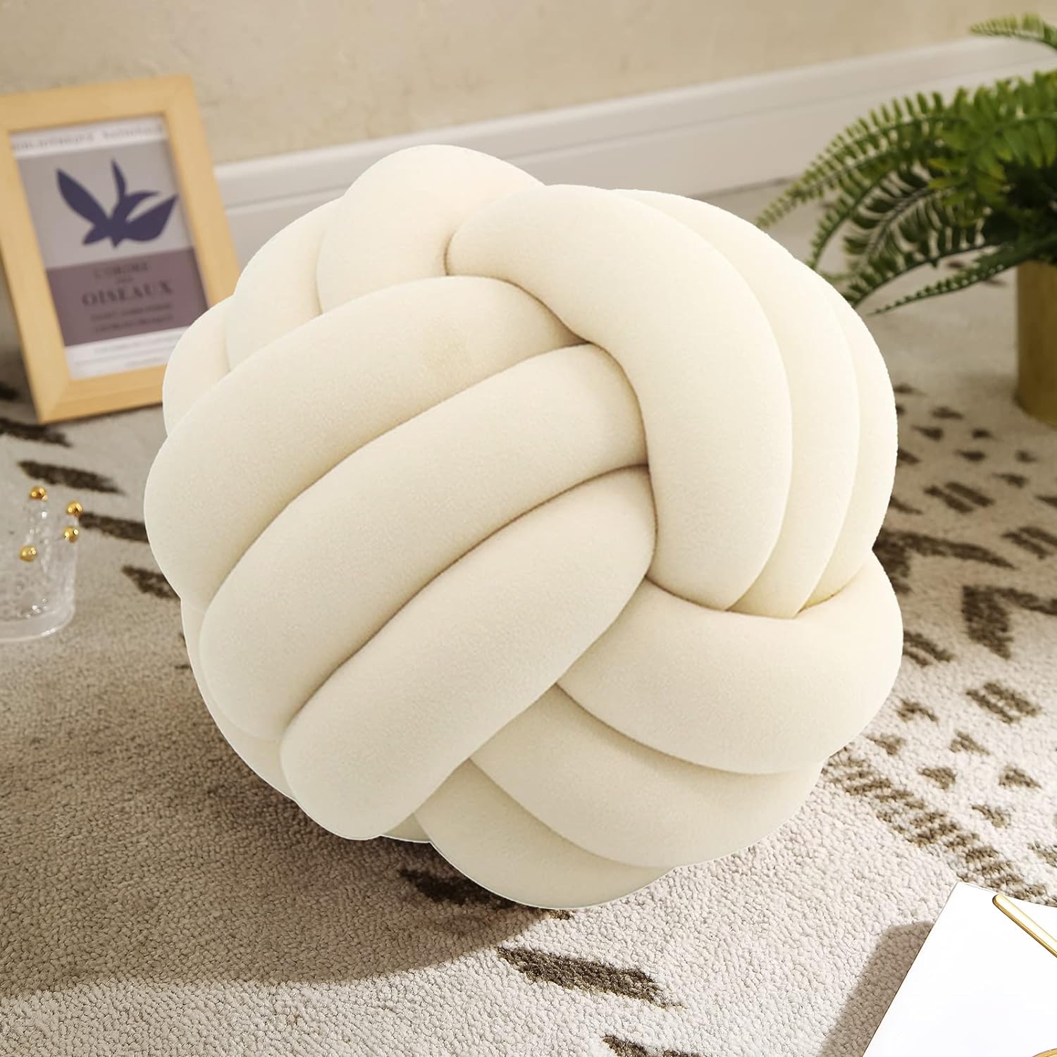 Knot Ball Cushion - 11.5 inches
