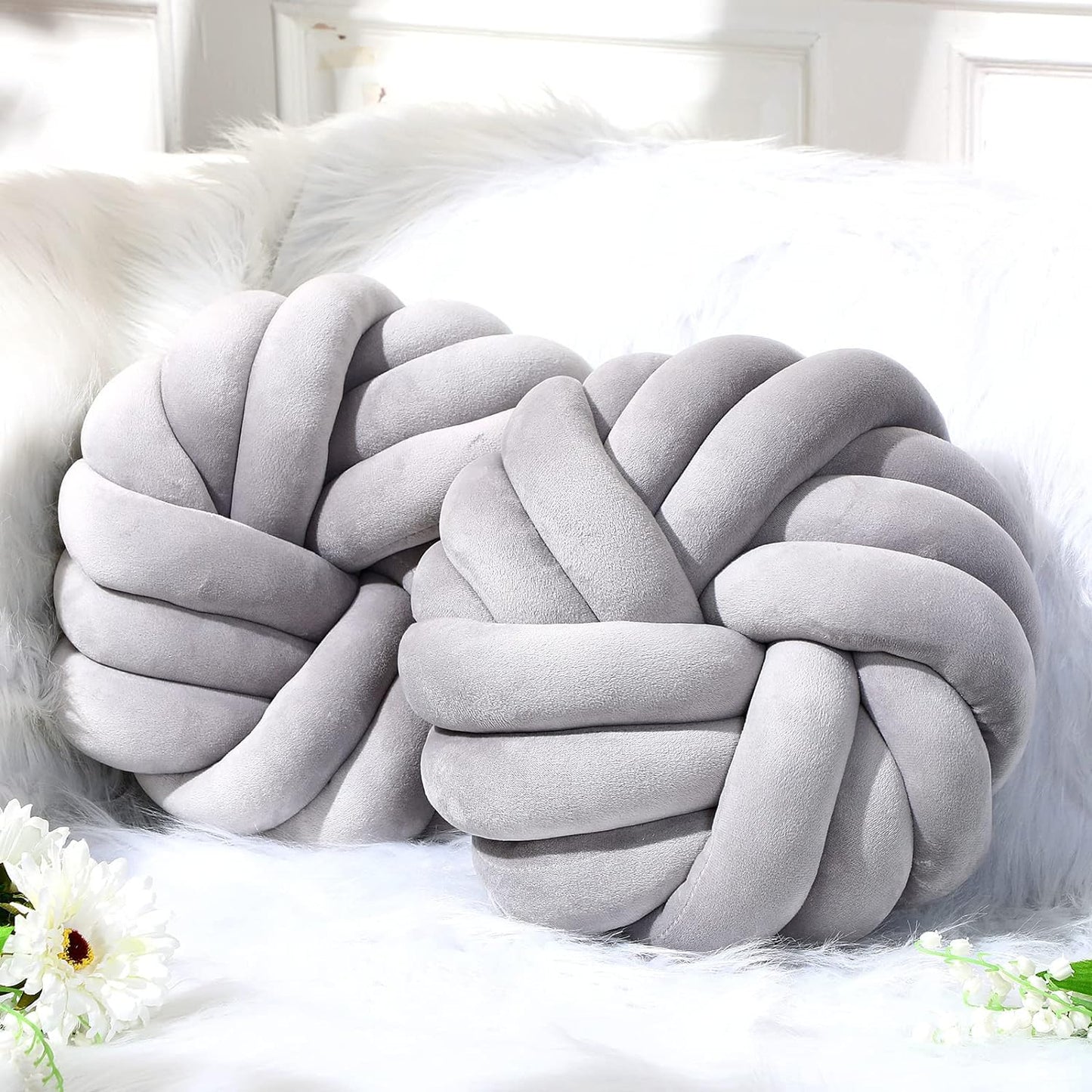 KNOTZ Throw Knot Pillow for Couch (large15*15)