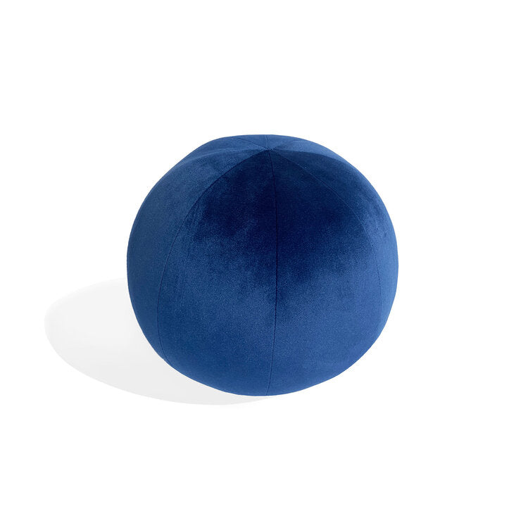 Velvet Ball Pillow – Sculptural & Plush
