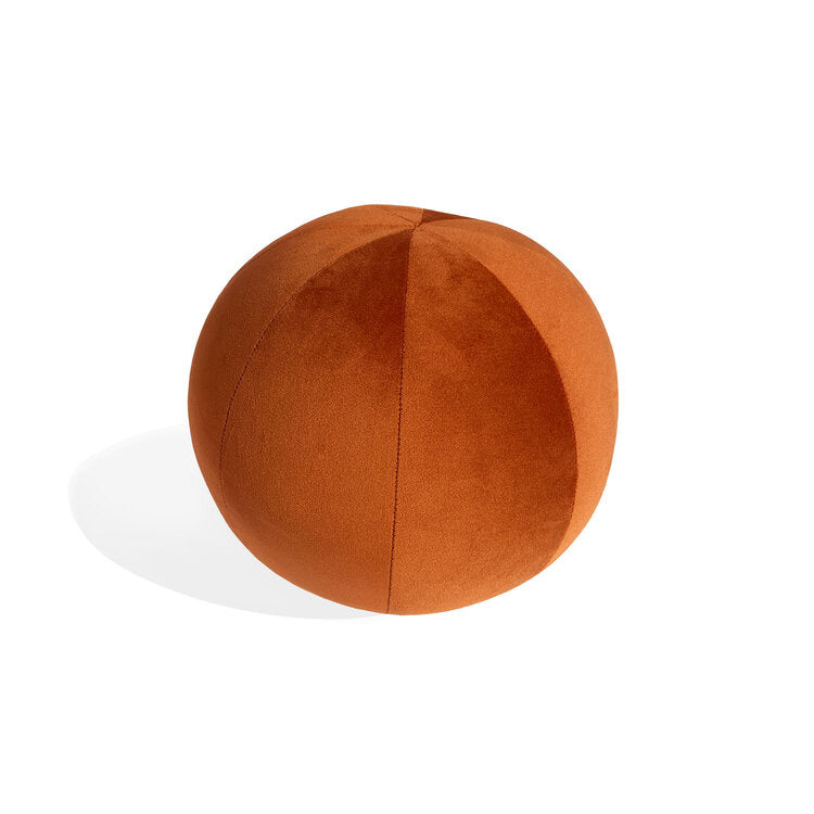 Velvet Ball Pillow – Sculptural & Plush