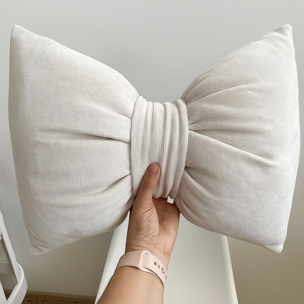 Bow Cushion (Height 12 inches Width 18 inches)