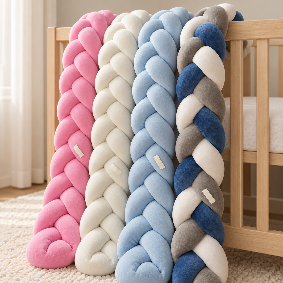 Single Braided Cushion — 3 Strands