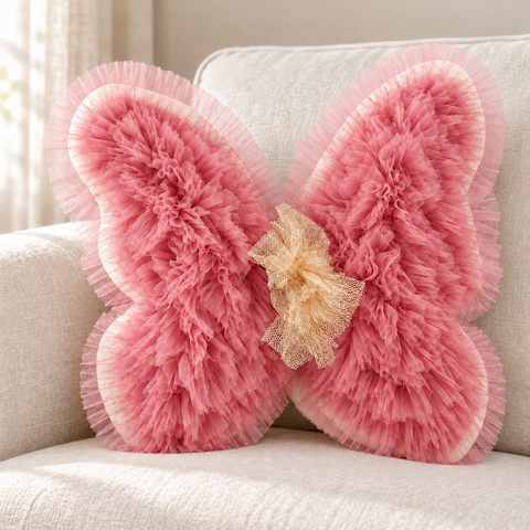 Layered Butterfly Cushion