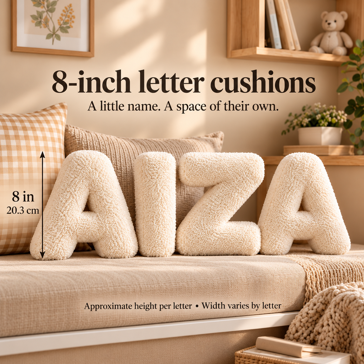 Personalised Name Set | 8 Inch Letters