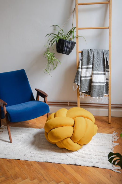 ノッツスタジオ Knot Floor Cushion マスタード Mサイズ ノッツ