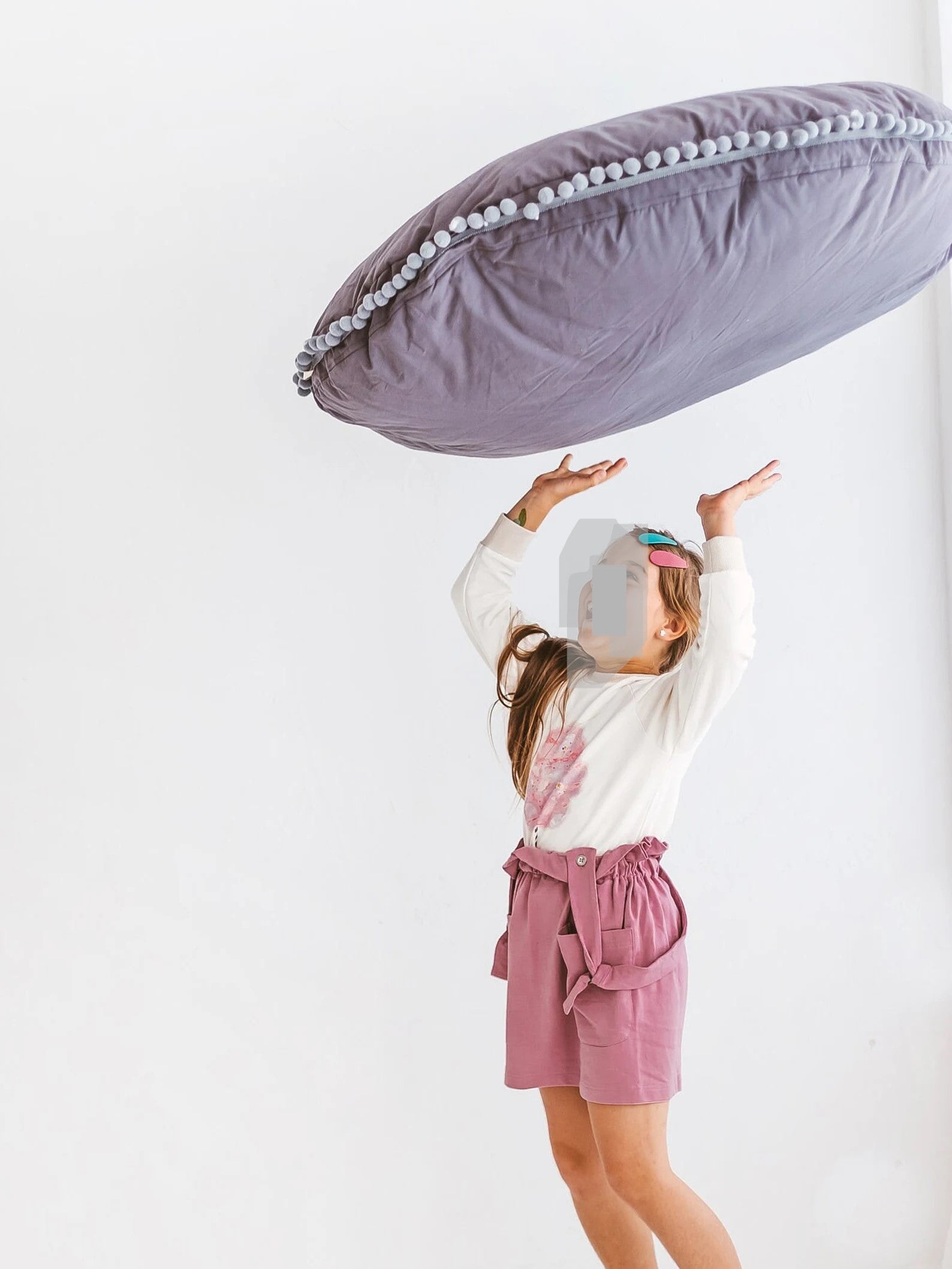 Round Floor Play Pillow