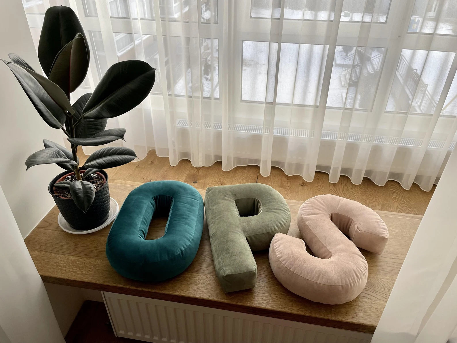 Custom Letter Pillow