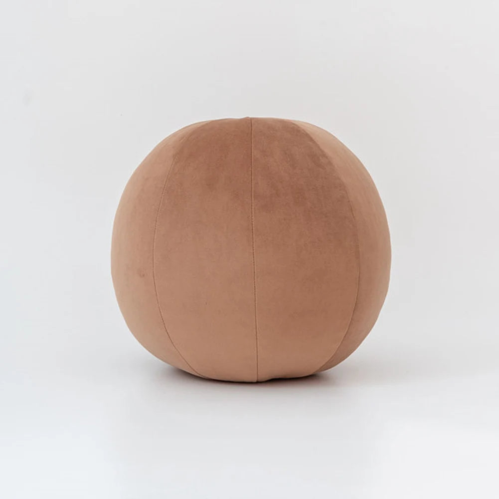 Velvet Ball Pillow – Sculptural & Plush
