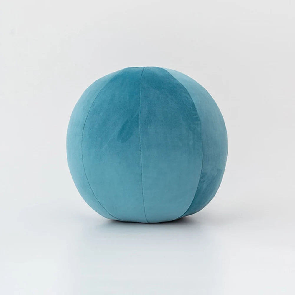 Velvet Ball Pillow – Sculptural & Plush