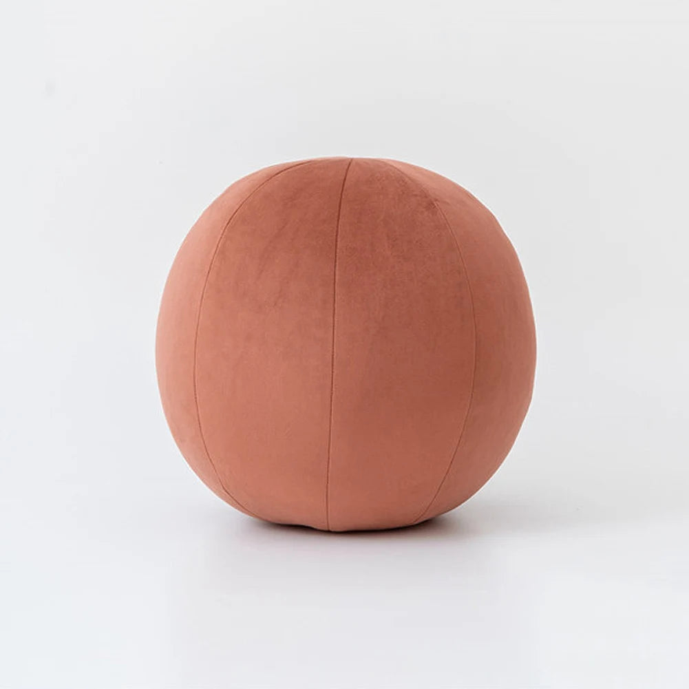 Velvet Ball Pillow – Sculptural & Plush