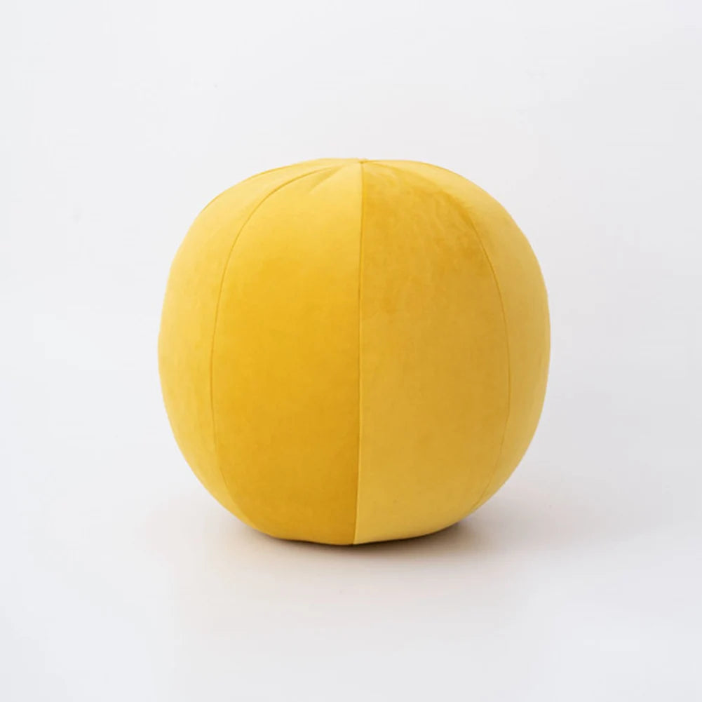 Velvet Ball Pillow – Sculptural & Plush