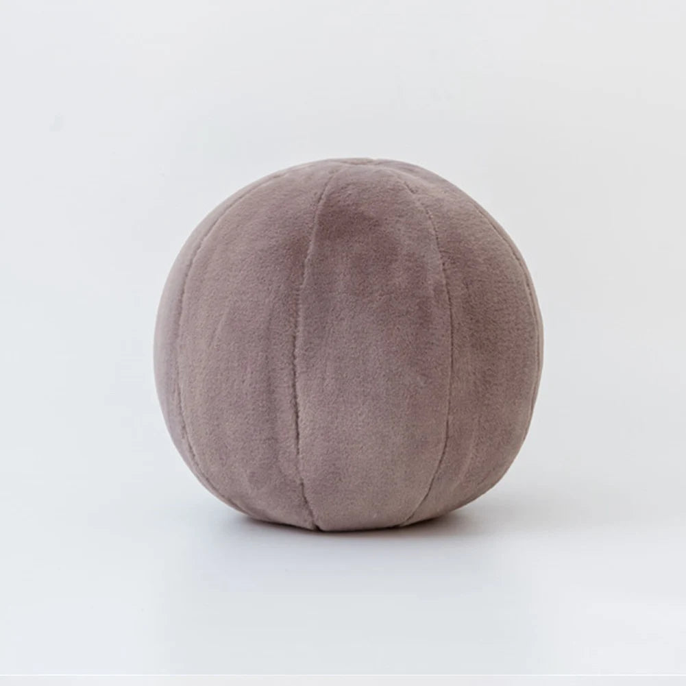 Velvet Ball Pillow – Sculptural & Plush